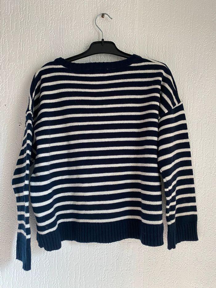 Pull rayé marinière jennyfer taille m 38 - photo numéro 4