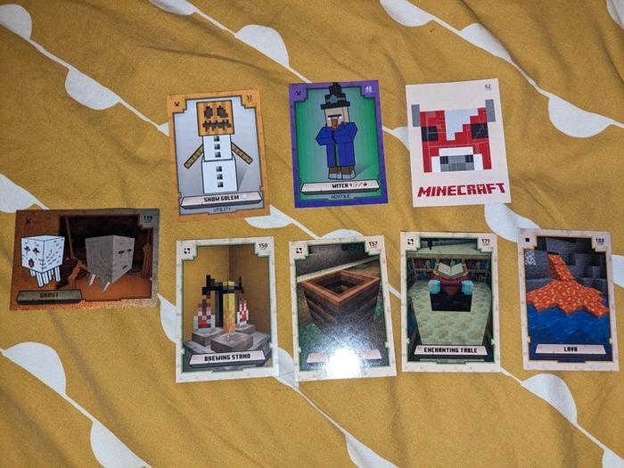 Lot de 8 cartes Minecraft Adventure trading - photo numéro 1