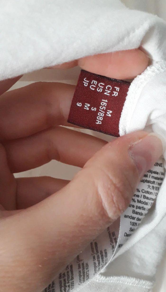 Tee-shirt manches longues blanc en soir et type dentelle Comptoir des cotonniers - photo numéro 7