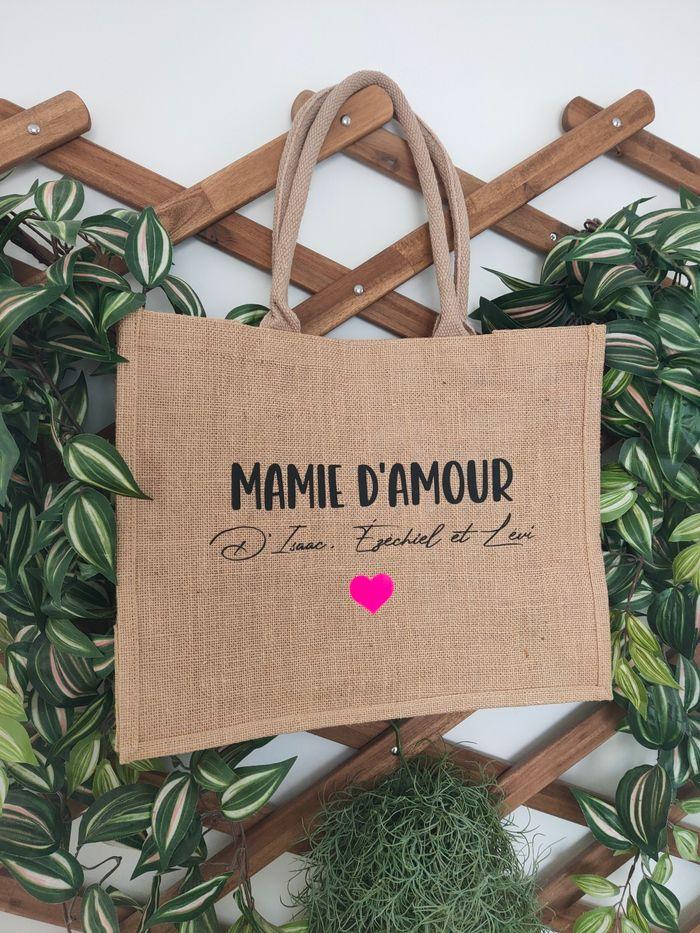 Sac en toile de jute Mamie - photo numéro 5