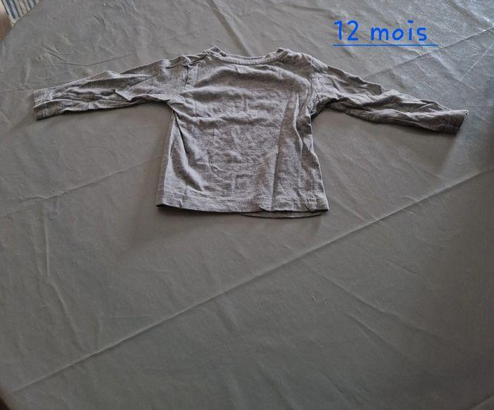 Tee shirt longue manche 12 mois - photo numéro 2