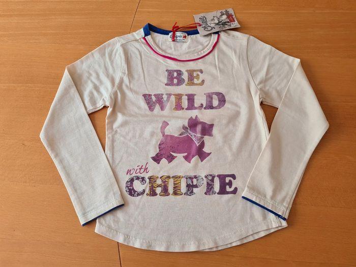 T-shirt Chipie en 6 ans neuf avec étiquette - photo numéro 1