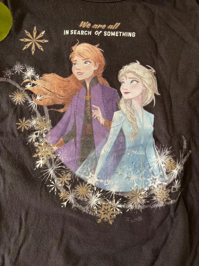 Tee shirt reine des neiges - photo numéro 2