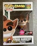 Figurine Funko POP officielle 273 Crash Bandicoot Flocked