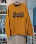 Pull sweat G-Star RAW orange moutarde et noir neuf - Taille XL