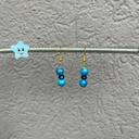 Boucles d’oreilles bleu