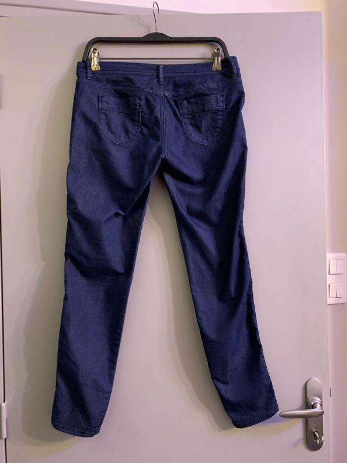 Pantalon foncé Benetton Jeans taille 38/40 - photo numéro 7