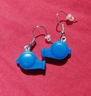 Boucles d'oreilles sifflet sport