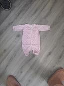 Pyjama coeurs 1 mois 56 cm