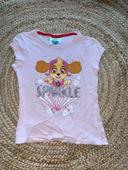 T shirt rose stella 6 ans paw patrol