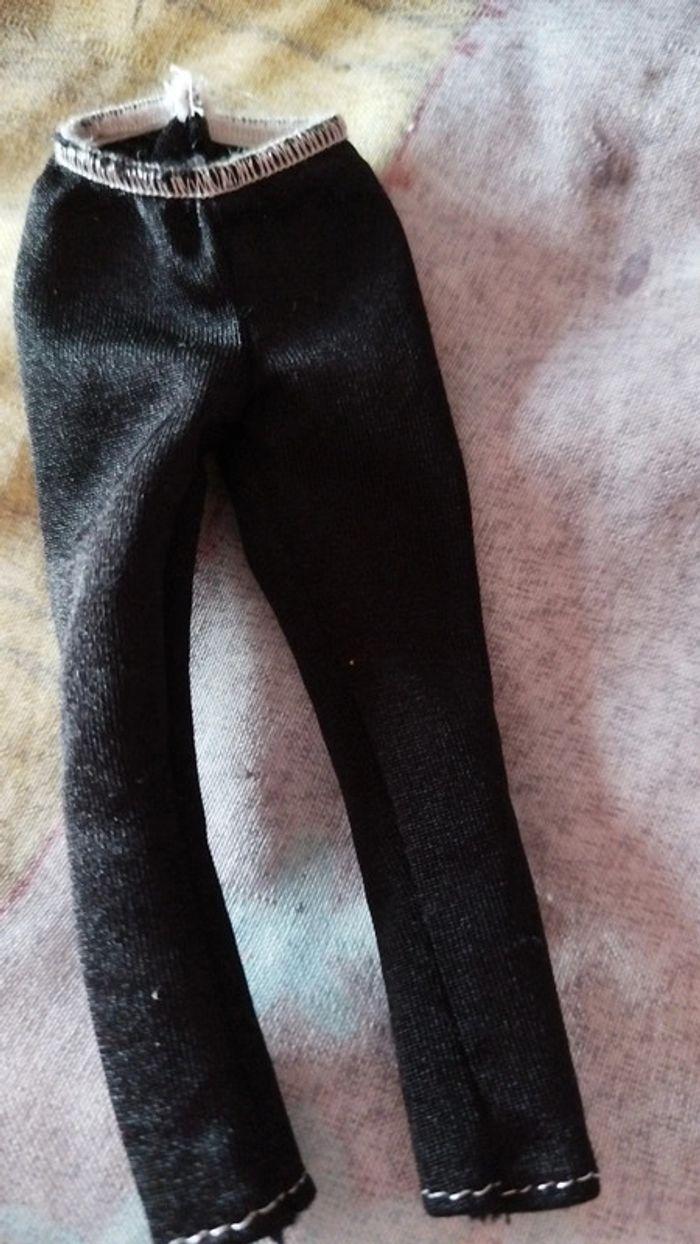 Pantalon noir poupée pour barbie monster high - photo numéro 2