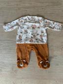 Pyjama benghali marron en velours