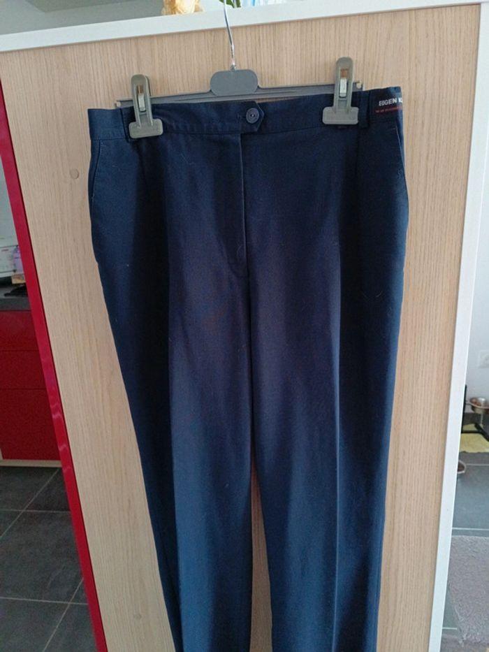 Pantalon marine taille 42 de Eugène Klein - photo numéro 2