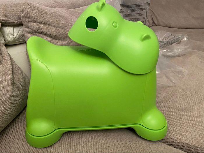 Porteur / coffre à jouets « Joe l’hippo » - photo numéro 1