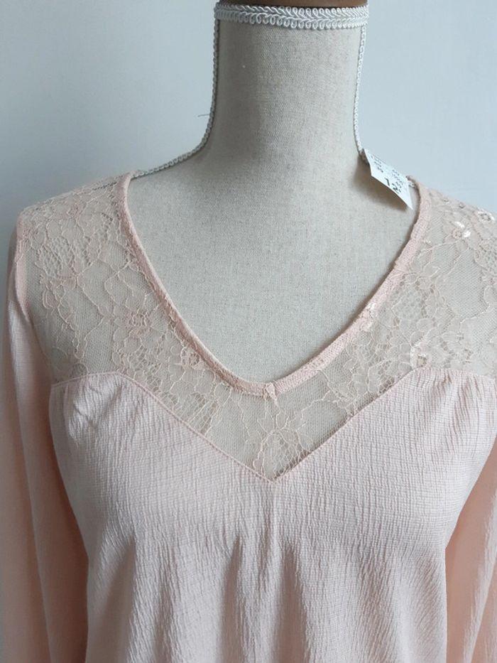 Blouse rose neuve Kiabi T38 - photo numéro 4