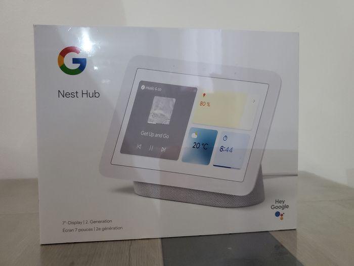 Enceinte Connecté Google Nest Hub avec Écran.