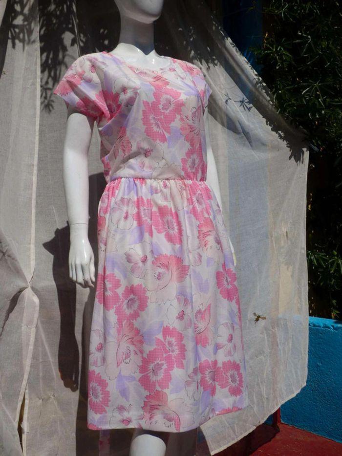 Belle robe  à fleurs 🩷 Vintage  70/80 ! - photo numéro 7