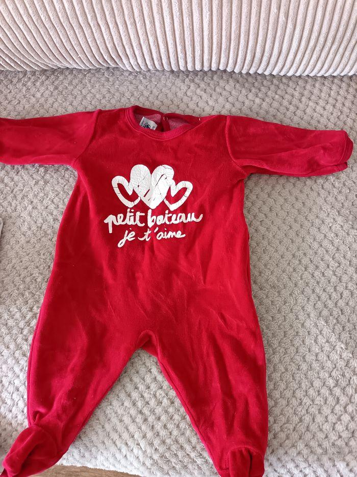 Lot de 3 pyjama polaire Petit Bateau 3 mois 60 cm - photo numéro 3