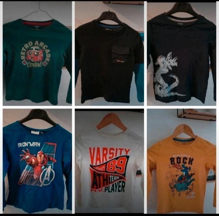 Lot tee shirts manche longue