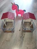 2 enclos / box chevaux schleich