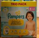 1 carton de couches Pampers taille 4