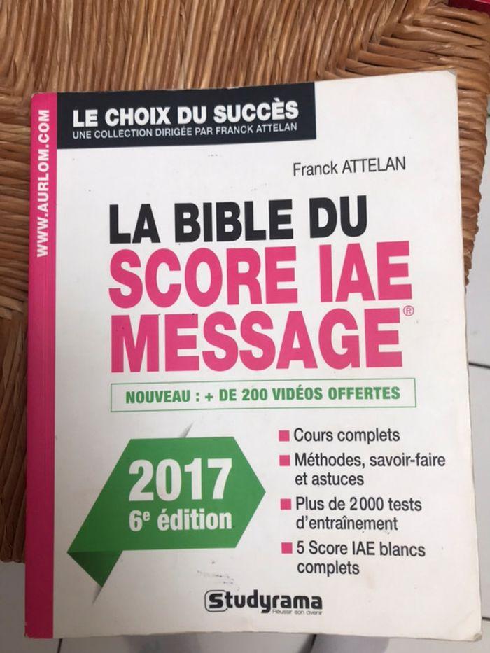 Bible score IAE message