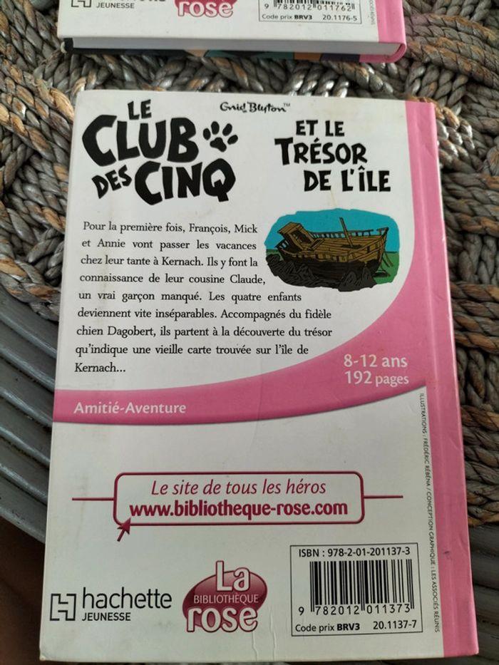 Lot de livre Club des cinq bibliothèque rose - photo numéro 9