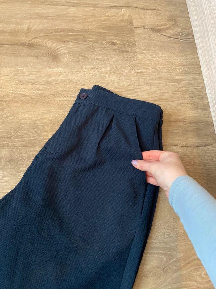 Pantalon chino avec élastique bleu marine Kiabi taille S / 36 - photo numéro 4