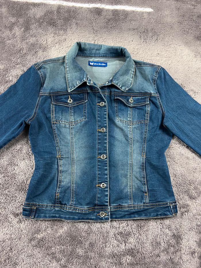 👕 Veste en Jeans vintage y2k Bleu Taille XXL 👕 - photo numéro 6