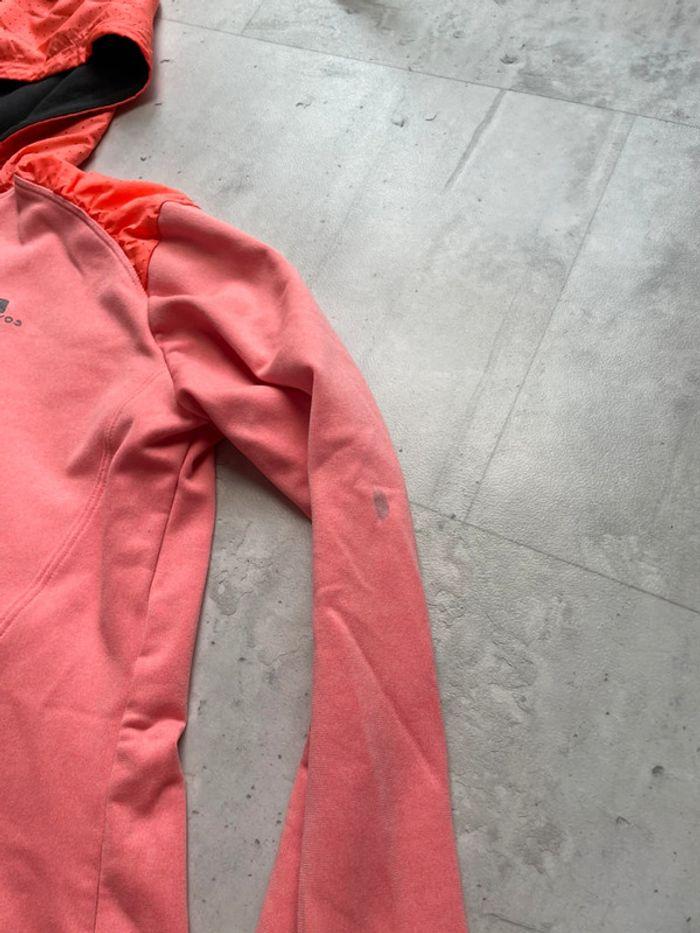 Veste Domyos corail à capuche - photo numéro 5