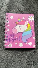 Cahier licorne