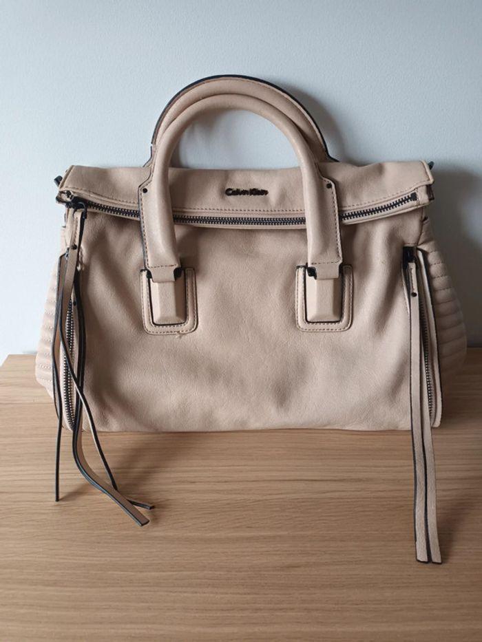 Sac beige Calvin Klein - photo numéro 1