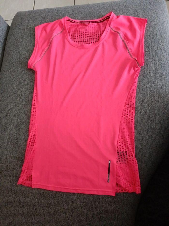 Tee-shirt running femme rose - photo numéro 1