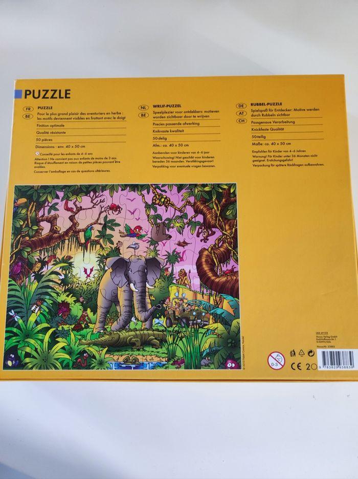 Grand puzzle magique animaux jungle - photo numéro 2