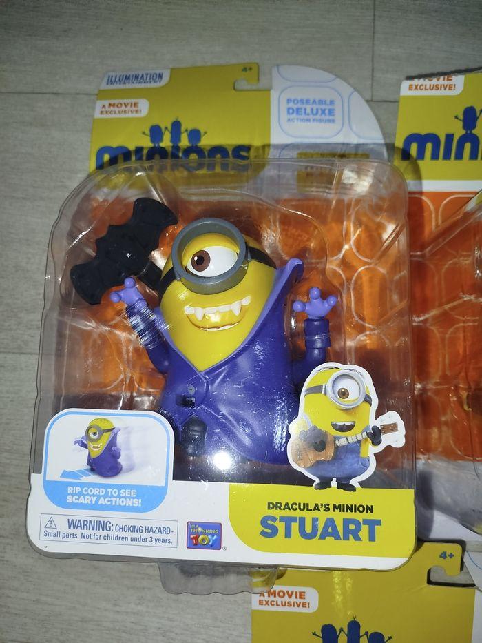 Lot de 3 grande figurine minions neuf avec emballage - photo numéro 4