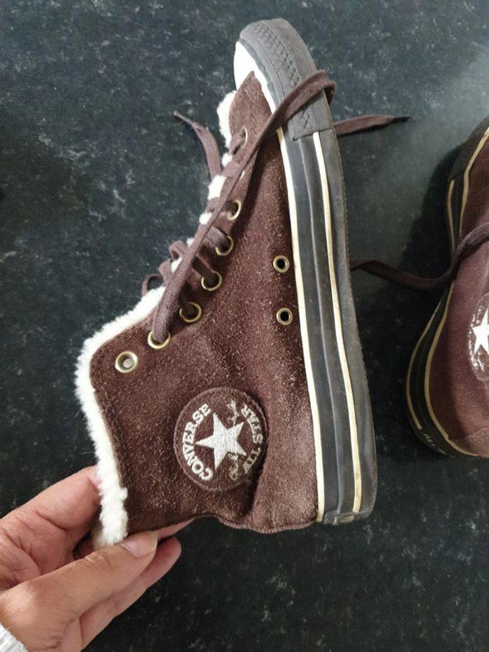 Converse hautes doublée en nubuck - photo numéro 3