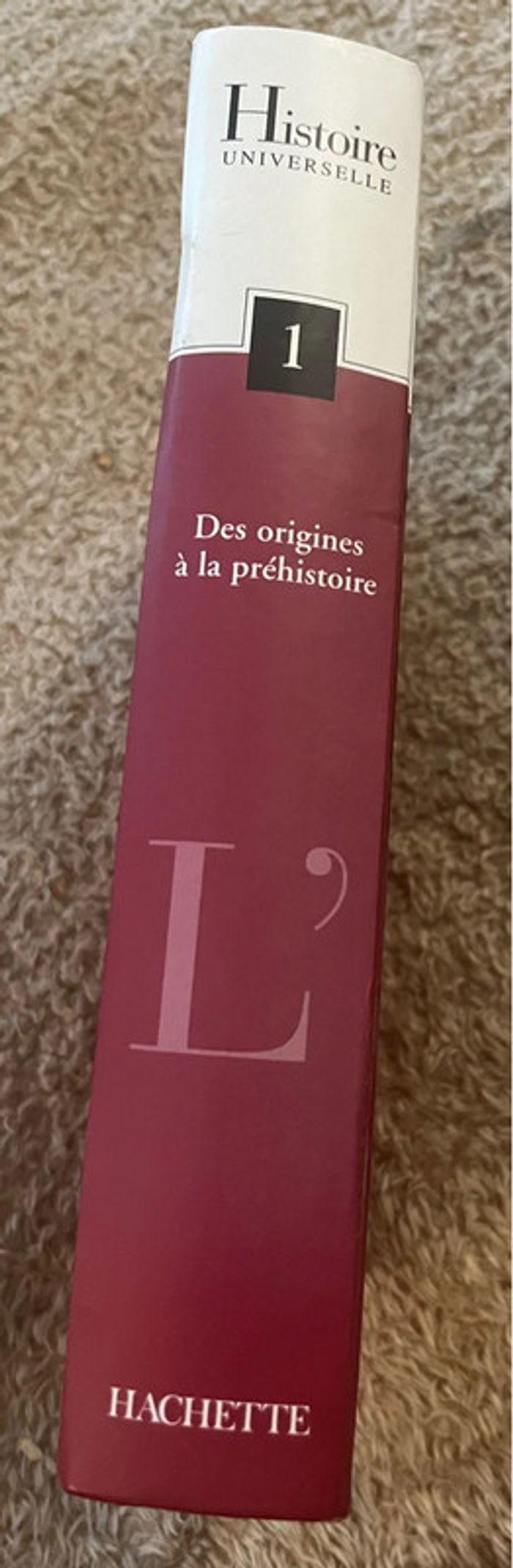 Livre Histoire Universelle Tome 1 Des origines à la préhistoire Hachette - photo numéro 3