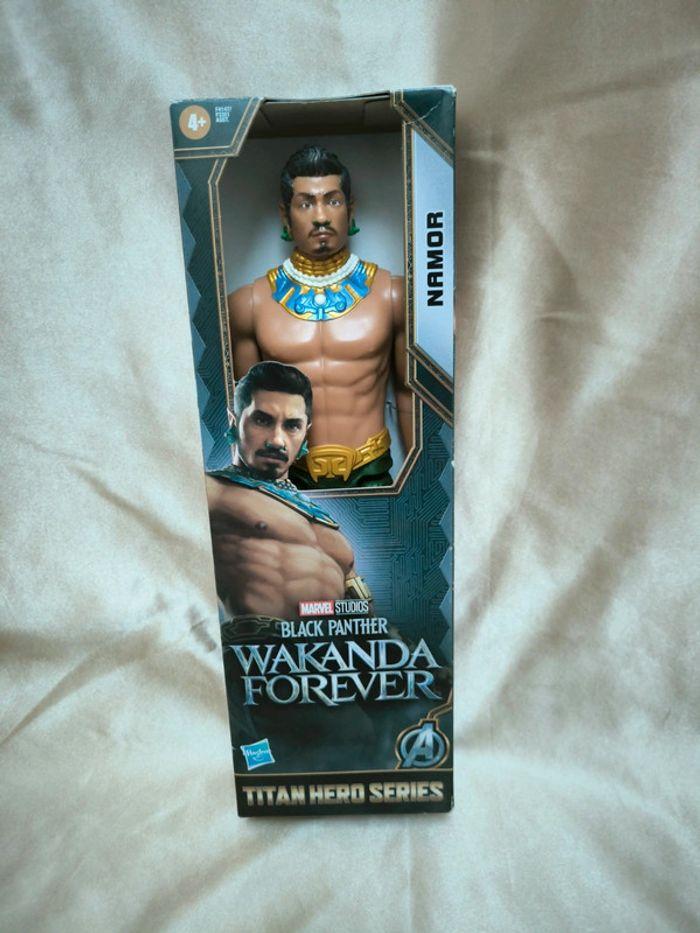 Figurine Black Panther Wakanda Forever Namor Marvel Hasbro - photo numéro 1