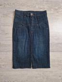 Jupe crayon en jean bleue Mango taille 34 neuve