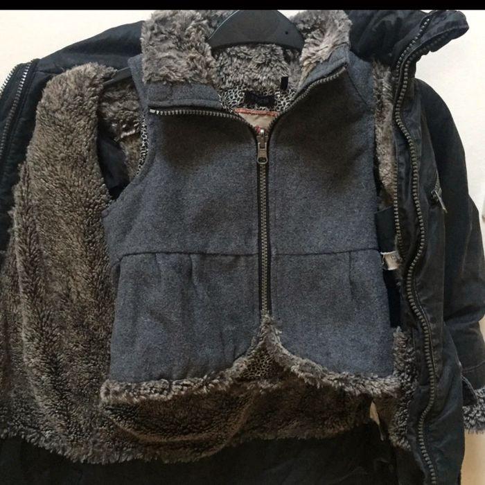 Blouson IKKS 4 ans noir avec gilet intérieur amovible - photo numéro 2