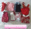 Lot de vêtements fille