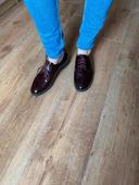 Derbies vernies bordeaux