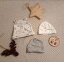 🎄Lot de 3 bonnet bébé