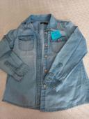 Chemise en jean légère tex 7/8 ans