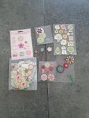 .,5Lot de stickers et déco pour scrap