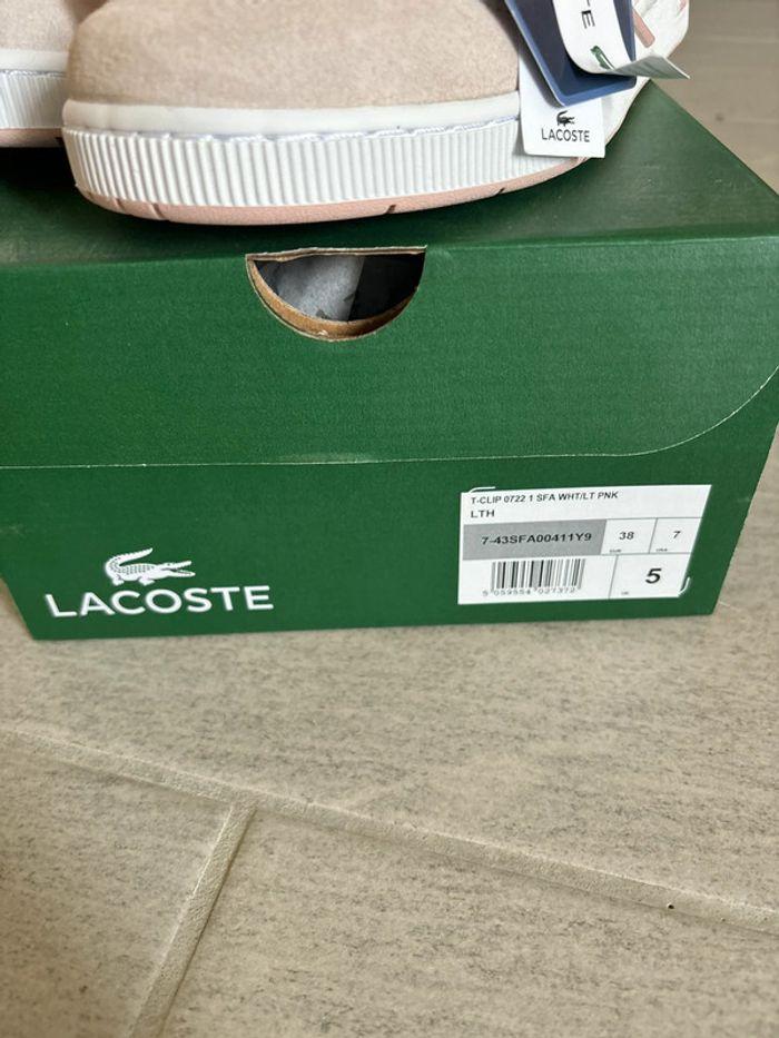 Basket Lacoste taille 38 - photo numéro 6