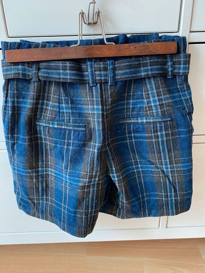 Short tartan bleu - photo numéro 2