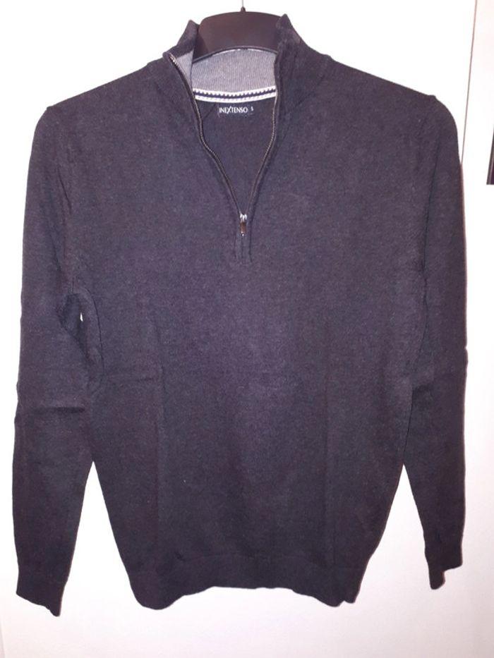 Pull homme gris anthracite S - photo numéro 1