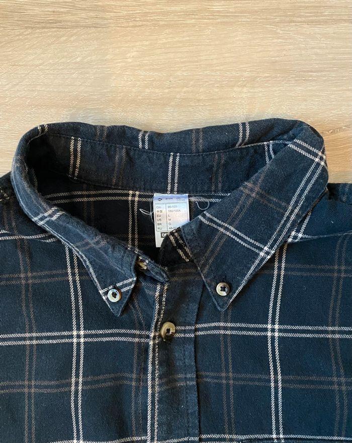 Chemise à carreaux Decathlon noir, boanc, gris taille L - photo numéro 4