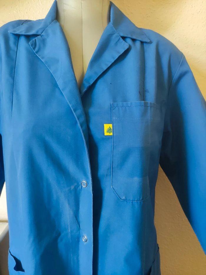 Veste bleu de travail taille 42 - photo numéro 3